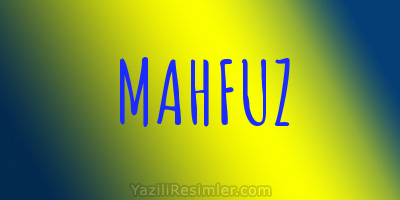 MAHFUZ