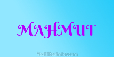 MAHMUT