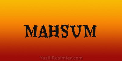 MAHSUM