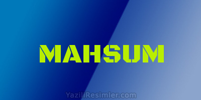 MAHSUM