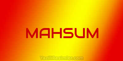 MAHSUM