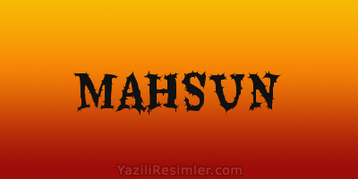 MAHSUN