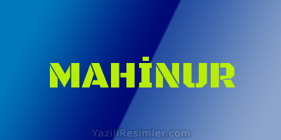 MAHİNUR