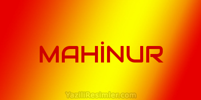 MAHİNUR