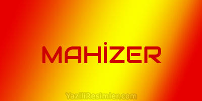 MAHİZER