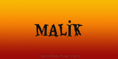 MALİK