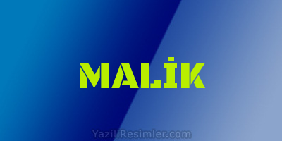 MALİK