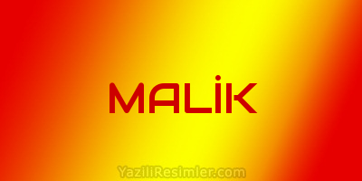 MALİK