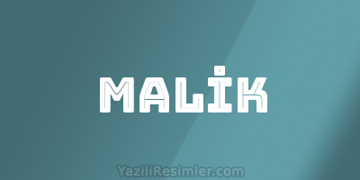 MALİK