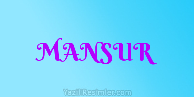 MANSUR