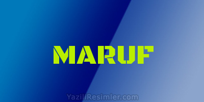 MARUF