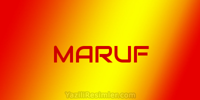 MARUF