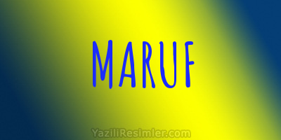 MARUF