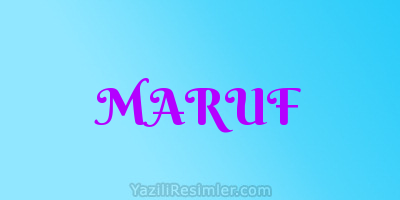 MARUF