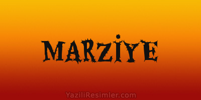 MARZİYE