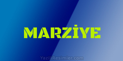 MARZİYE