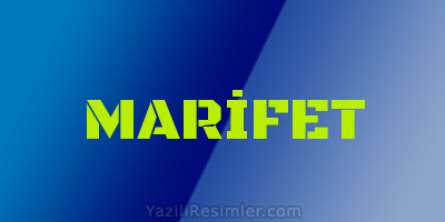 MARİFET