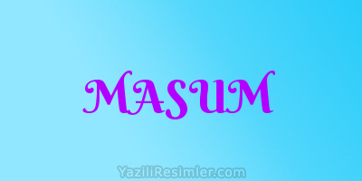 MASUM