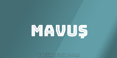 MAVUŞ