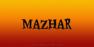 MAZHAR