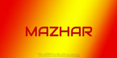 MAZHAR