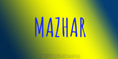 MAZHAR