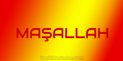 MAŞALLAH