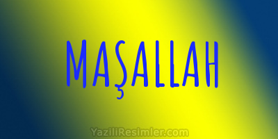 MAŞALLAH