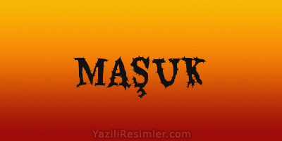 MAŞUK