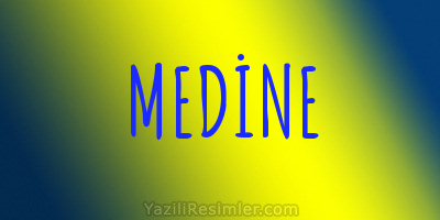 MEDİNE