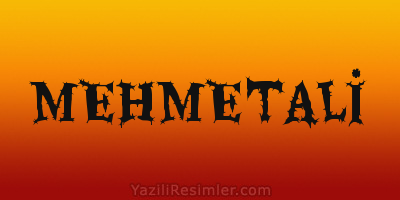 MEHMETALİ