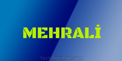 MEHRALİ