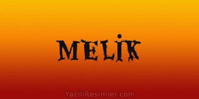 MELİK