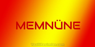 MEMNÜNE