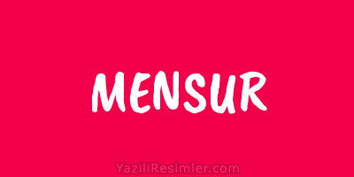 MENSUR