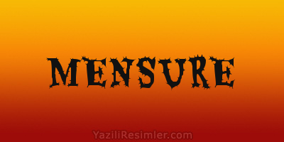 MENSURE