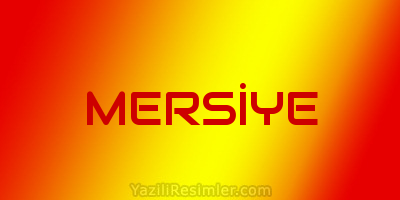 MERSİYE