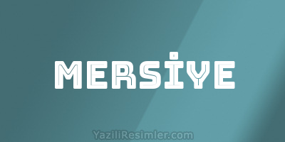 MERSİYE