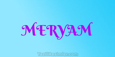 MERYAM
