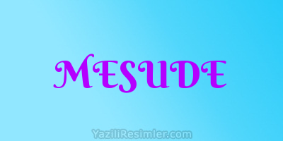 MESUDE