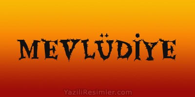 MEVLÜDİYE