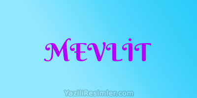 MEVLİT