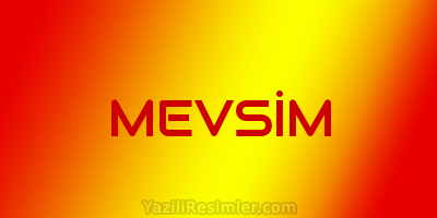 MEVSİM