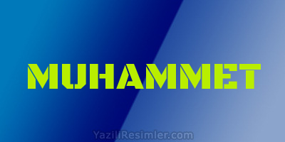 MUHAMMET