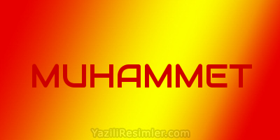 MUHAMMET