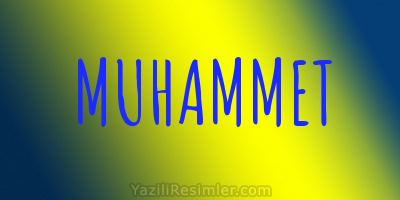 MUHAMMET