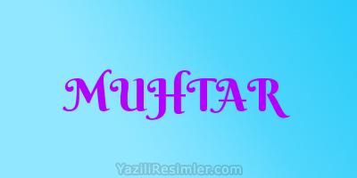 MUHTAR