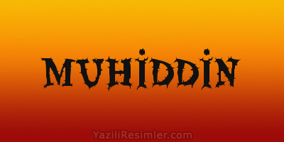 MUHİDDİN