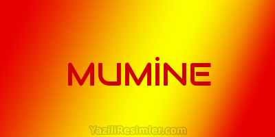 MUMİNE