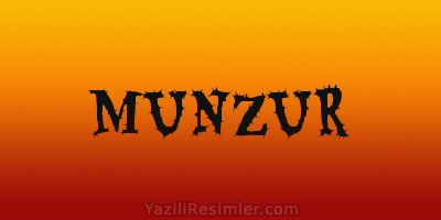 MUNZUR